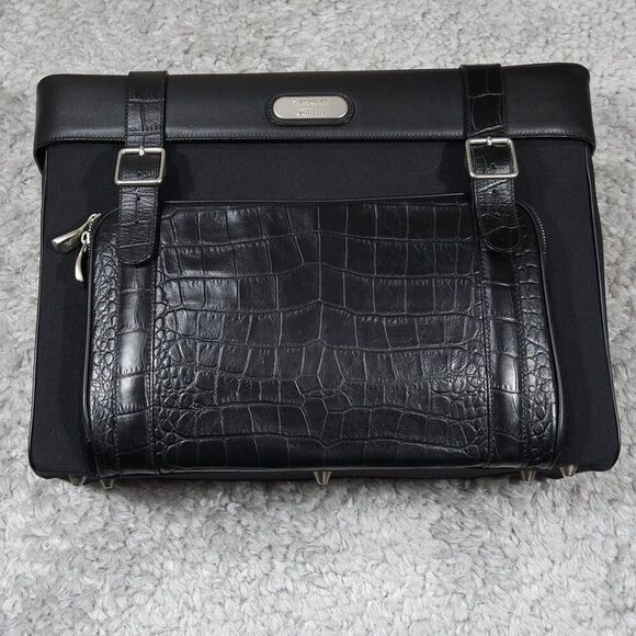 READ Samsonite Black Label Pre-death Alexander McQueen Boarding Bag Cabin Case - Picture 1 of 16